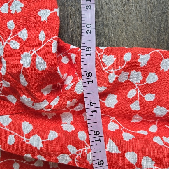 NWT Anthropologie Red Floral Romper - Size Small - Picture 12 of 13